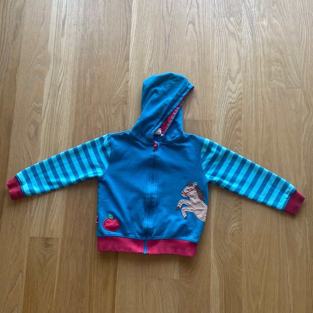 Toby Tiger organic cotton jacket in size 5, used